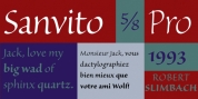 Sanvito Pro font download