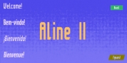 Aline II font download