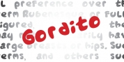 Gordito font download