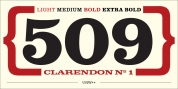 Clarendon No 1 font download
