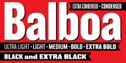 Balboa font download