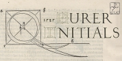 1525 Durer initials font download