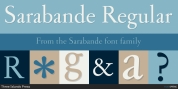 Sarabande font download