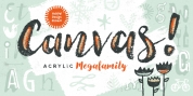 Canvas Acrylic Megafamily font download
