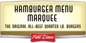 Hamburger Menu Marquee font download
