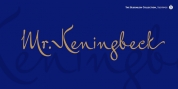 Mr Keningbeck Pro font download