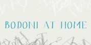 Bodoni at Home font download