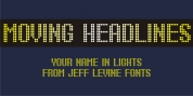 Moving Headlines JNL font download
