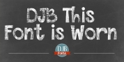 DJB This Font Is Worn font download