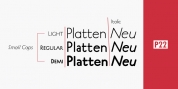 P22 Platten Neu font download