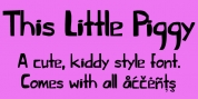 This Little Piggy font download