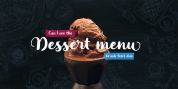 Dessert Menu font download