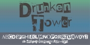 Drunken Tower font download