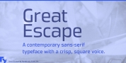 Great Escape font download