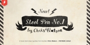 VTG Watson Steel Pen font download