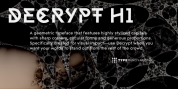 Decrypt H1 font download