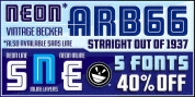 ARB 66 Neon font download