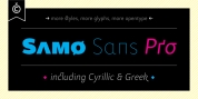 Samo Sans Pro font download