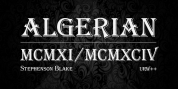 Algerian font download