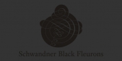 SchwandnerBlackFleurons font download