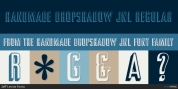 Handmade Dropshadow JNL font download