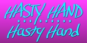 Hasty Hand font download