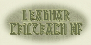Leabhar Ceilteach NF font download