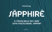 Sapphire font download