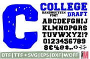 College Draft font download