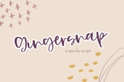 Gingersnap font download
