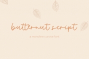 Butternut font download