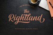 Rightland font download