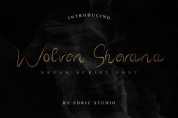 Wolven Shevana font download