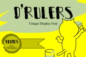 D'Rulers font download