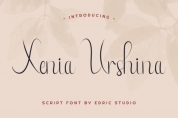 Xenia Urshina font download