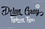 Delan Gray font download