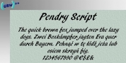 Pendry Script font download