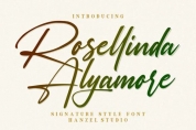 Rosellinda Alyamore font download