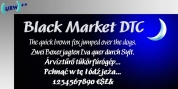 Black Market font download