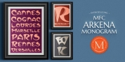 MFC Arkena Monogram font download