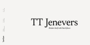 TT Jenevers font download