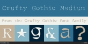Crufty Gothic font download