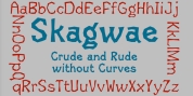 Skagwae font download