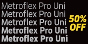 Metroflex Pro Uni font download