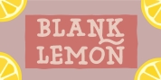 Blank Lemon font download