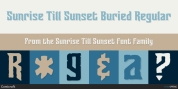 Sunrise Till Sunset font download