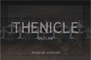 Thenicle Outline Regular font download