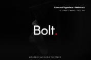 Bolt Sans font download