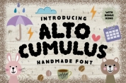 Altocumulus font download