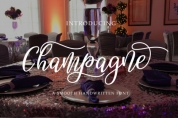 Champagne font download